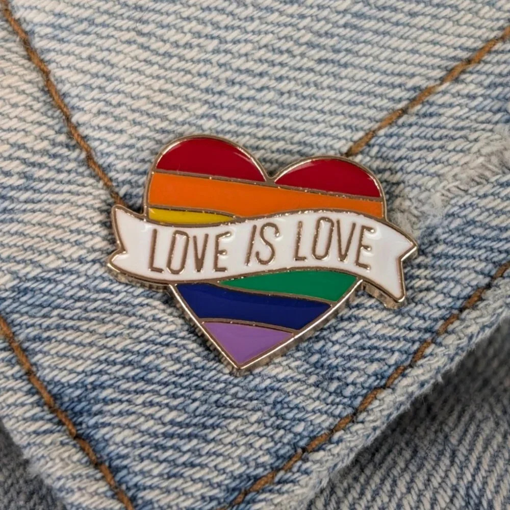 (5/$20) Love Is Love Pride Enamel Pin